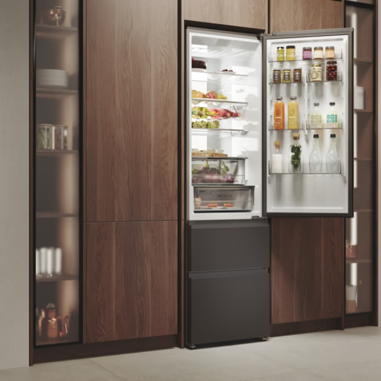 Kühl-Gefrier-Kombination Haier HTW7620CNMP 414L Inox