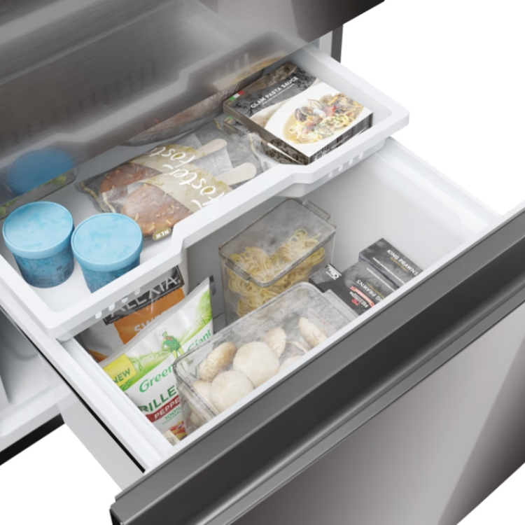 Kühl-Gefrier-Kombination Haier HTW7620CNMP 414L Inox
