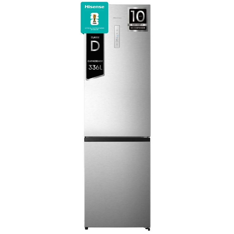 Frigorífico Combinado Hisense RB440N4ACD 434L Inox