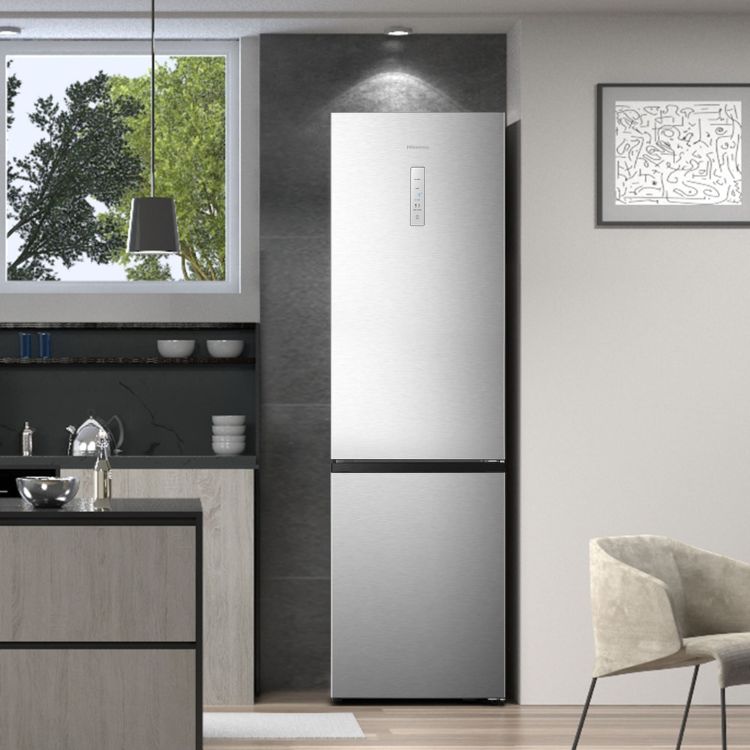 Frigorífico Combinado Hisense RB440N4ACD 434L Inox