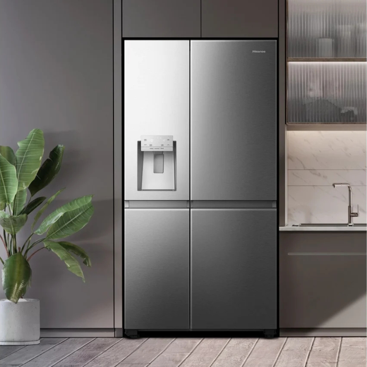 Frigorífico Americano Hisense RS818N4TIE 632L Inox