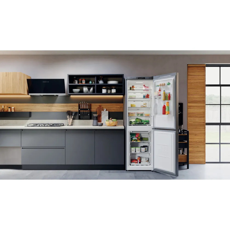 Kühl-Gefrierkombination Hotpoint HAFC8TIA22SX 335L Inox