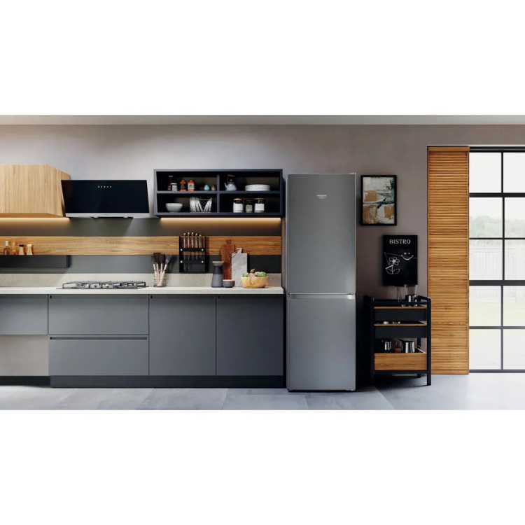 Kühl-Gefrierkombination Hotpoint HAFC8TIA22SX 335L Inox