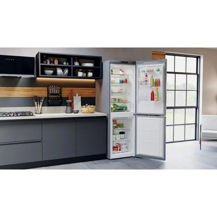 Kühl-Gefrierkombination Hotpoint HAFC8TIA22SX 335L Inox