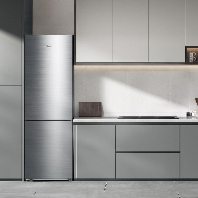 Frigorífico Combinado Midea MDRB548MME46 401L Inox