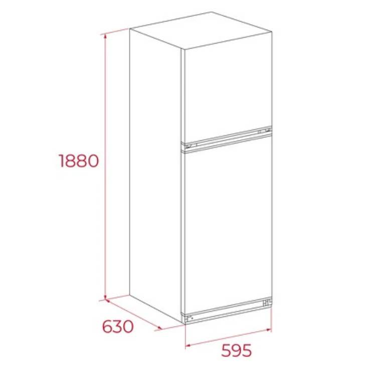 Frigorífico Combinado Teka NFL342C 302L Inox