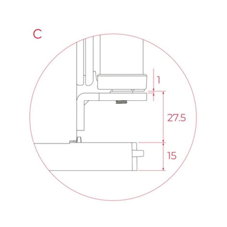 Frigorífico Combinado de Encastre Teka RBF43345FI 271L