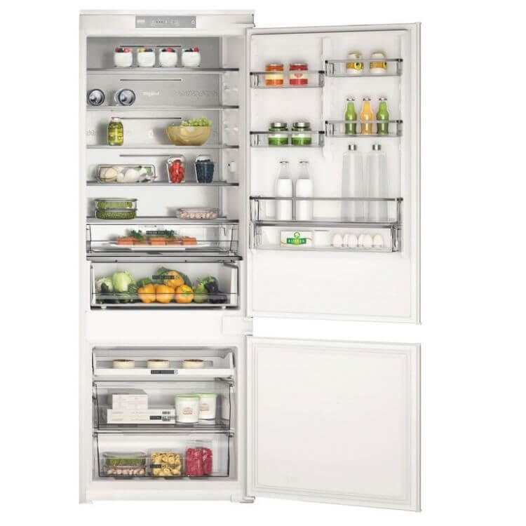 Frigorífico Combinado de Encastre Whirlpool WHSP70T121 394L