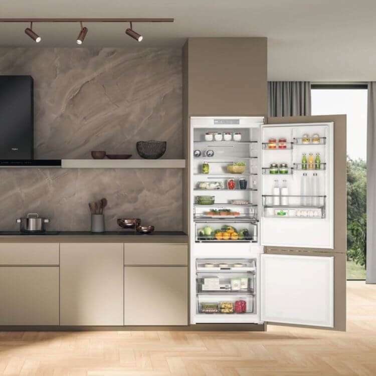 Frigorífico Combinado de Encastre Whirlpool WHSP70T121 394L