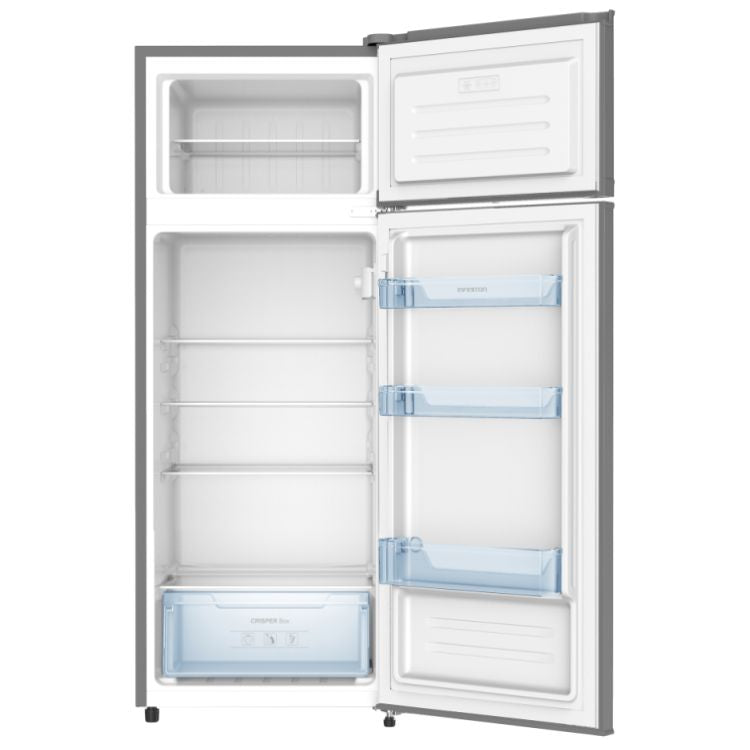 Infiniton FG-249D14XEA 204L Edelstahl-Kühlschrank mit zwei Türen
