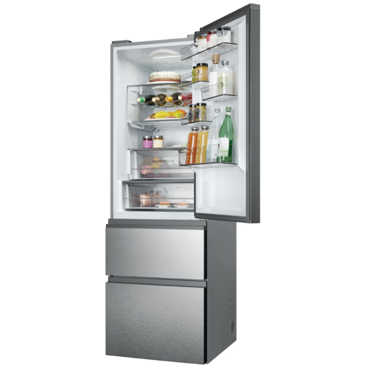 Kühl-Gefrier-Kombination Haier HTW5618CNMG 360L Inox