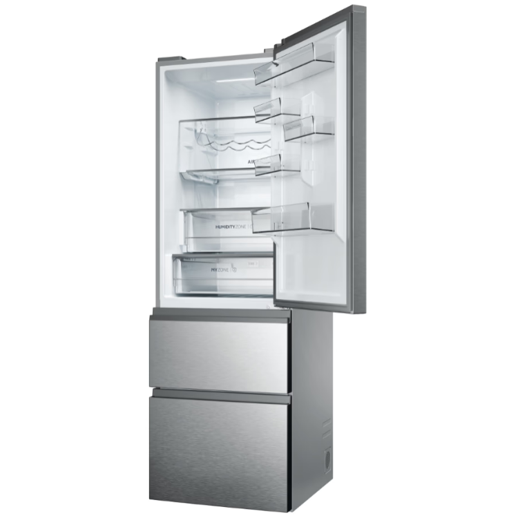 Kühl-Gefrier-Kombination Haier HTW5618CNMG 360L Inox