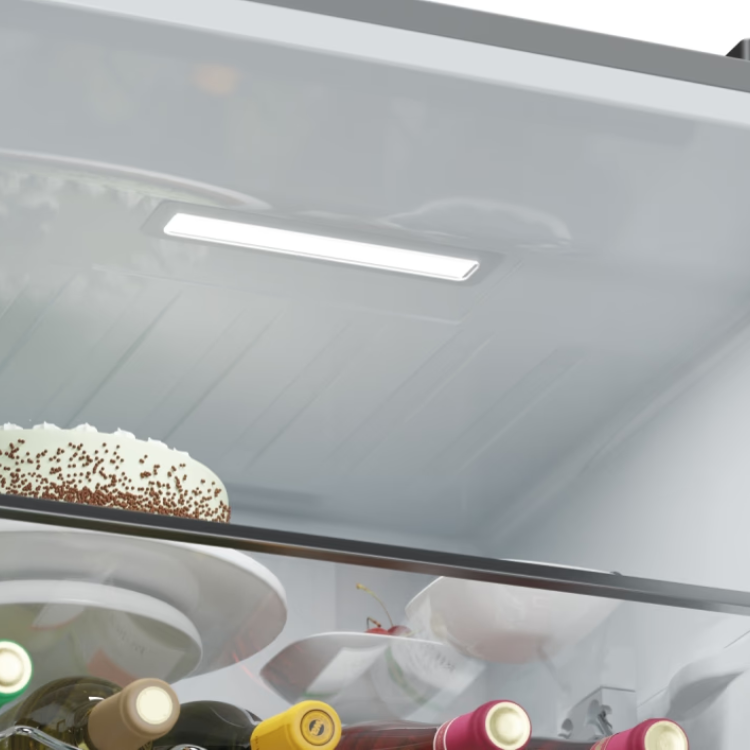 Kühl-Gefrier-Kombination Haier HTW5618CNMG 360L Inox