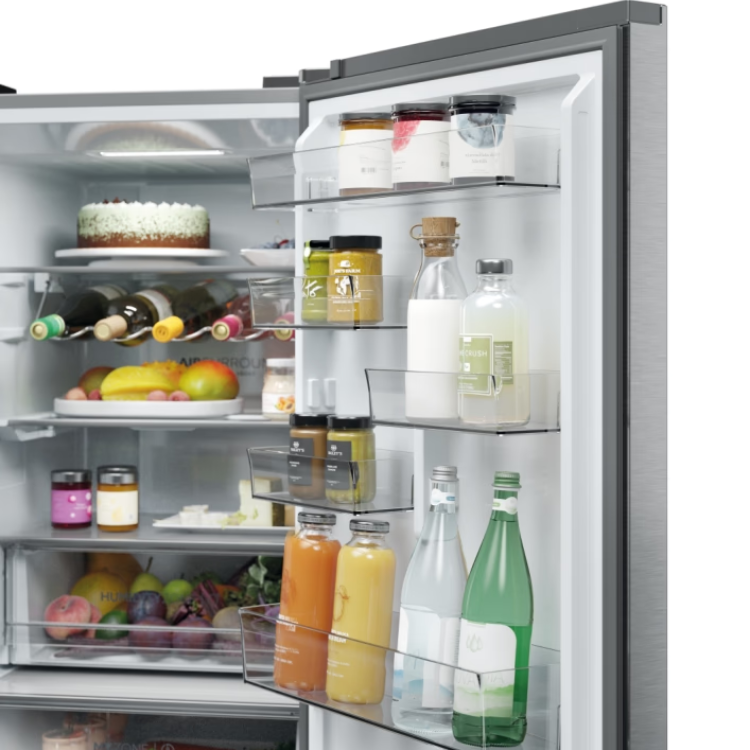 Kühl-Gefrier-Kombination Haier HTW5618CNMG 360L Inox