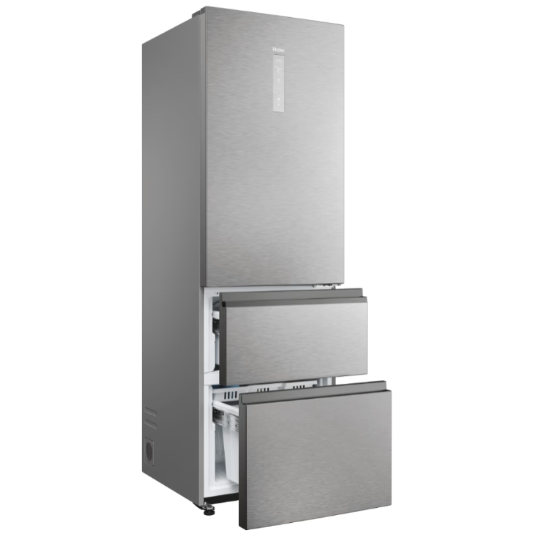 Kühl-Gefrier-Kombination Haier HTW5618CNMG 360L Inox