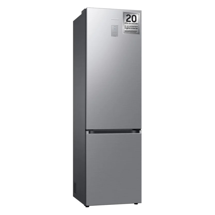 Samsung RB38C776CS9/EF 390L inox fridge-freezer, stainless steel finish.