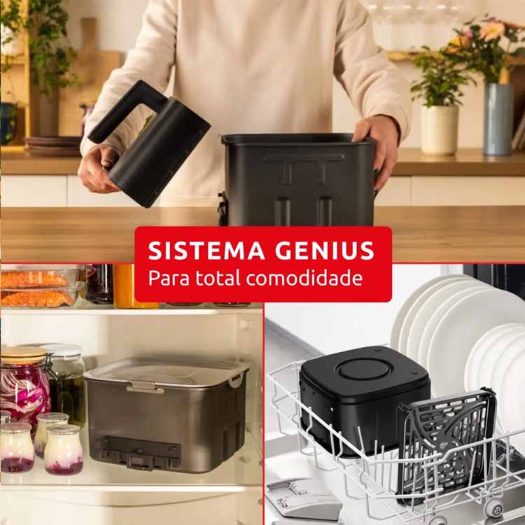 Fritadeira Moulinex Easy Fry Silence XXL EZ8428F0 7L Preto