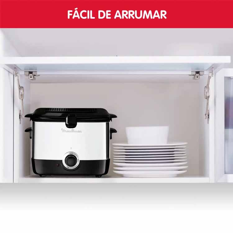 Fritadeira Moulinex Minifrito AF220010 1L 1000W Inox