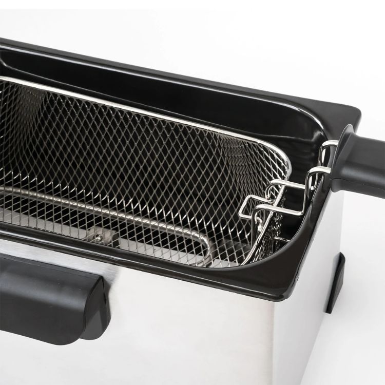 Flama Fritteuse mit Öl 636FL 3L 2200W Edelstahl