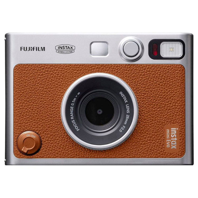 Fujifilm Instax Mini EVO brown instant camera