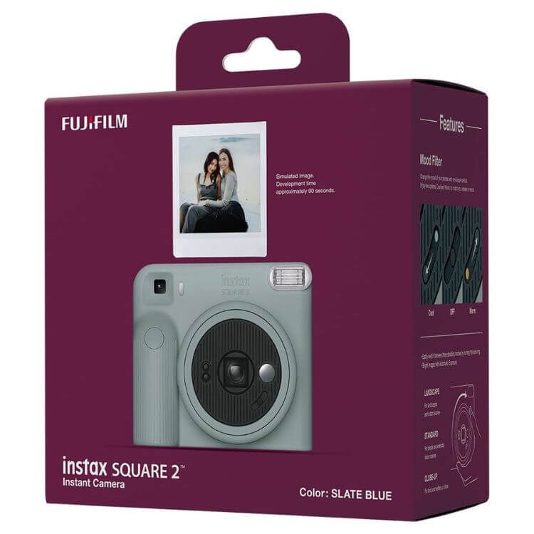 Máquina Fotográfica Instantânea Fujifilm Instax Square 2 Azul