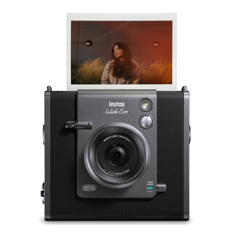 Máquina Fotográfica Instantânea Fujifilm Instax Wide EVO Preto