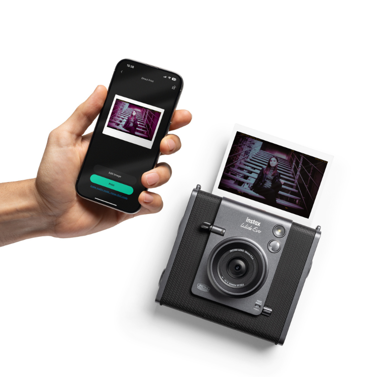 Máquina Fotográfica Instantânea Fujifilm Instax Wide EVO Preto