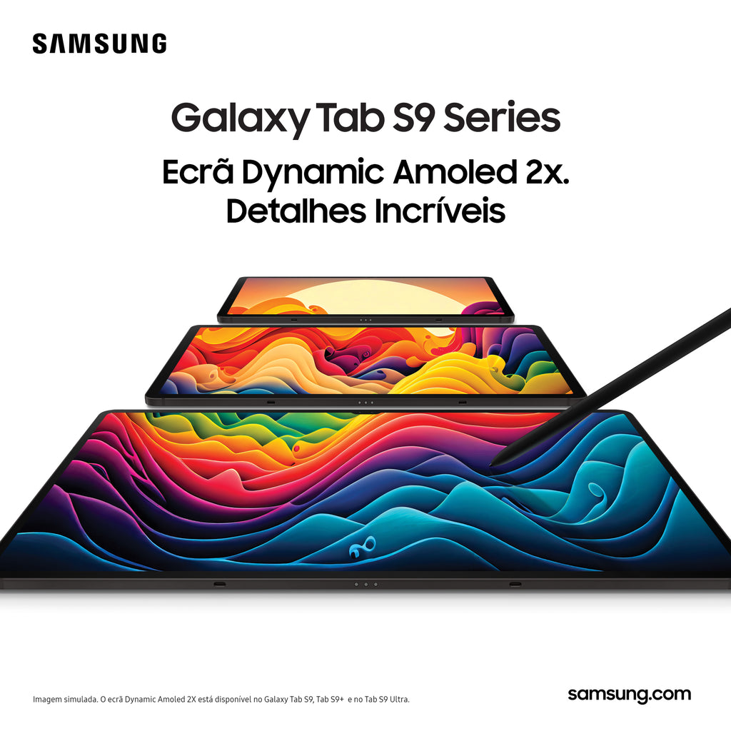 Tablet Samsung Galaxy Tab S9 X710 8GB/128GB Wi-Fi Graphite - Artigo de Exposição