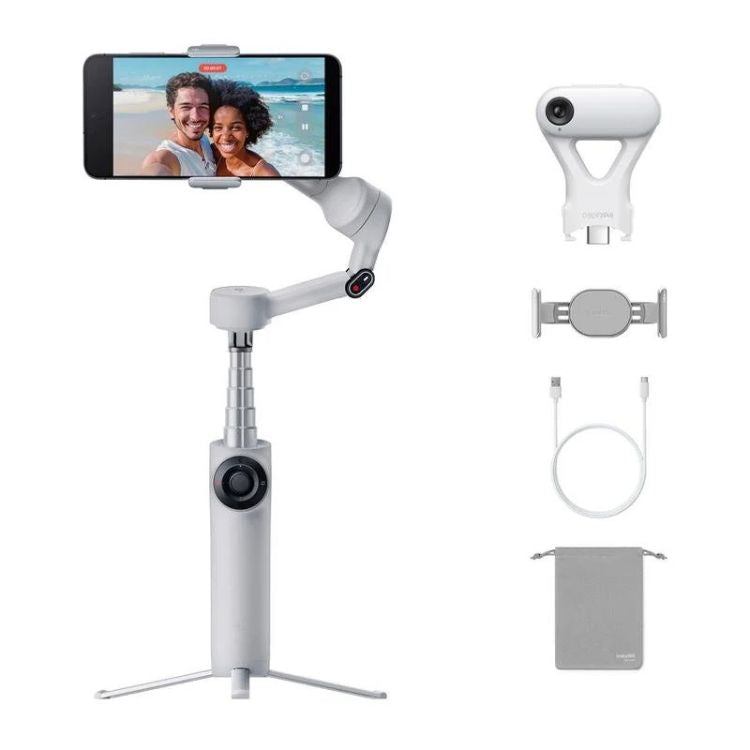 Estabilizador Gimbal Insta360 Flow 2 AI Tracker Standard Bundle Cinzento