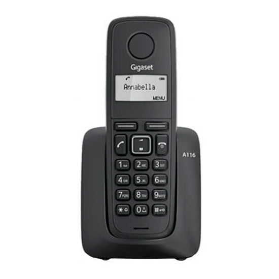 Telefone Sem Fios Gigaset A116 Preto