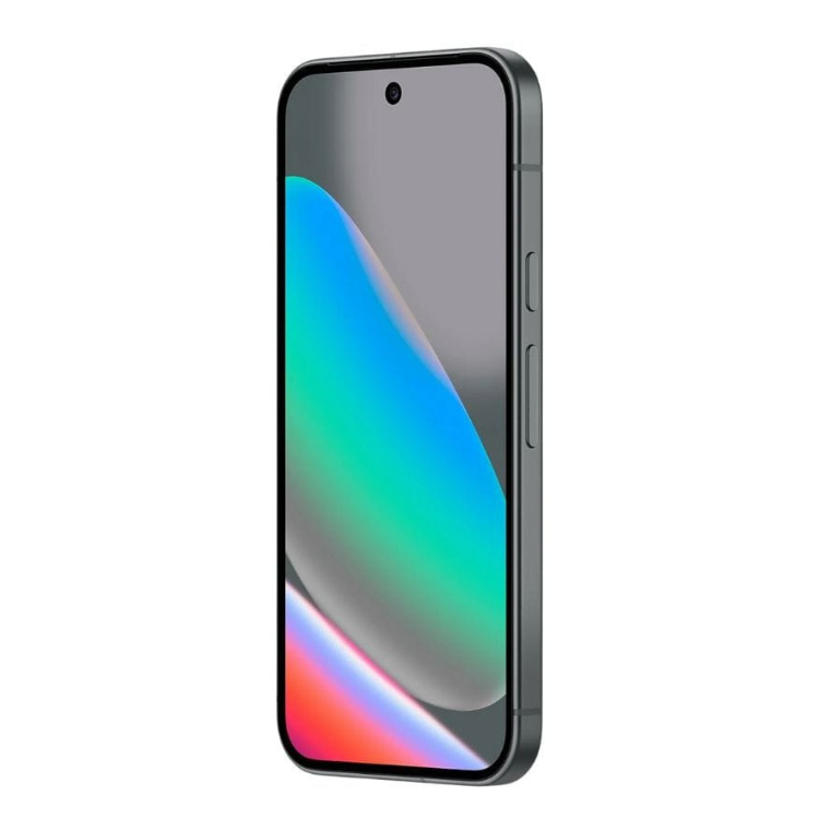 Google Pixel 10, smartphone preto com ecrã de 6.3 polegadas e imagem colorida, 12GB/256GB, 5G, Dual Sim.