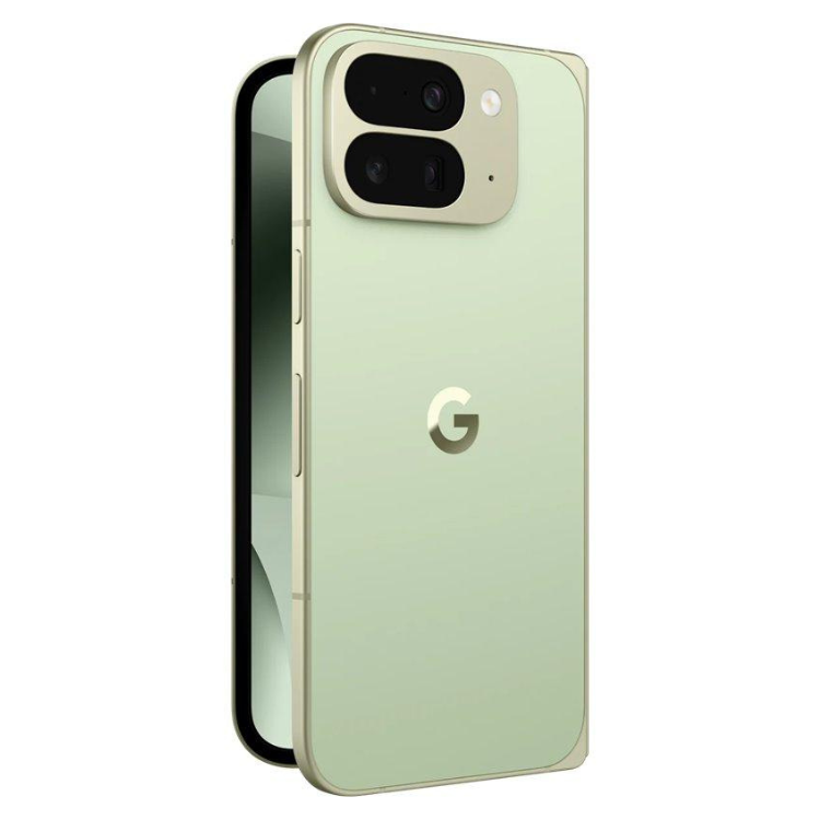 Google Pixel 10 Pro Fold 5G Jade, smartphone dobrável, 6.3", 16GB/256GB, cor verde claro.