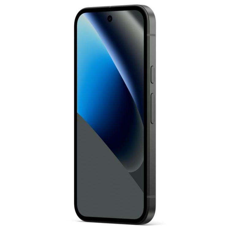Google Pixel 10a 5G preto, smartphone com ecrã azul e preto, 8GB/256GB, Dual Sim.