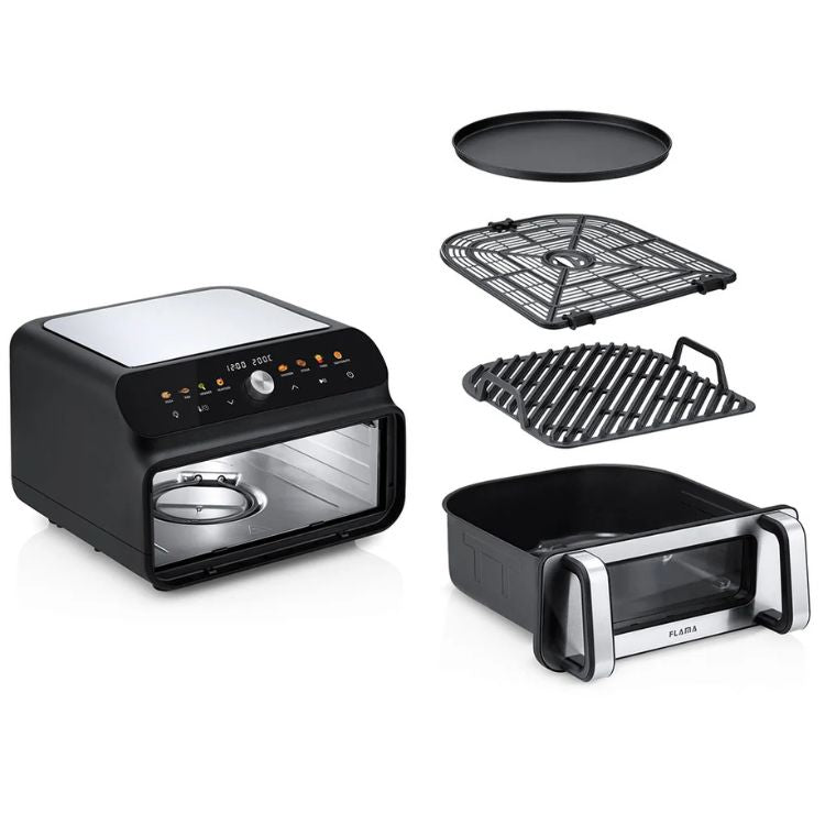 Smartcook Duo 678FL Rauchfreier Grill & Heißluftfritteuse 10L 1800W
