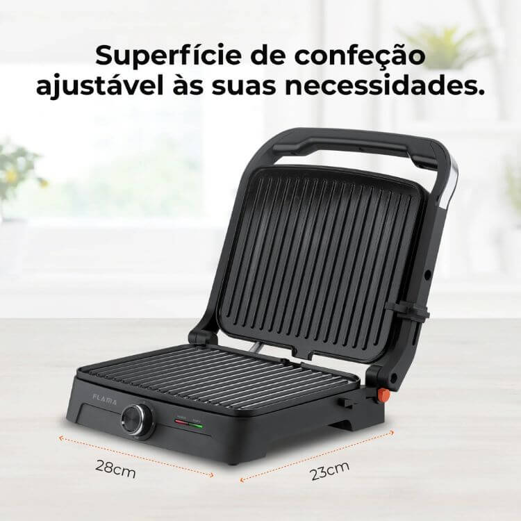 Grelhador Flama Placas HeatPro 4522FL 2000W