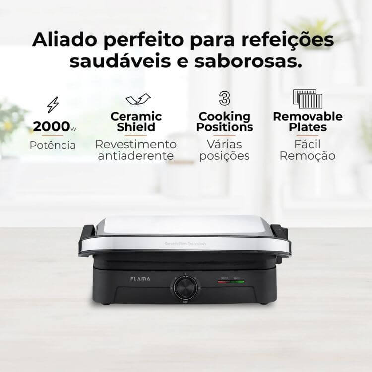Grelhador Flama 4586FL 2000W