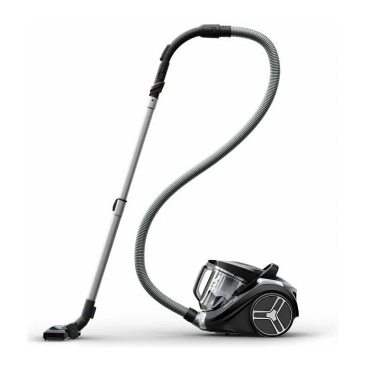 Aspirador sem saco Rowenta Silence 550W, cinzento e preto.