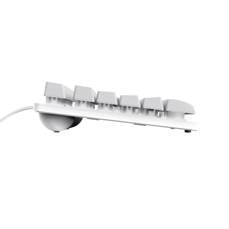 Teclado Gaming Trust GXT833W Thado RGB Branco