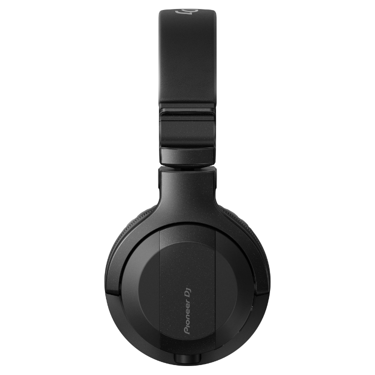 Black Pioneer DJ HDJ-CUE1BT headphones, wireless, foldable design
