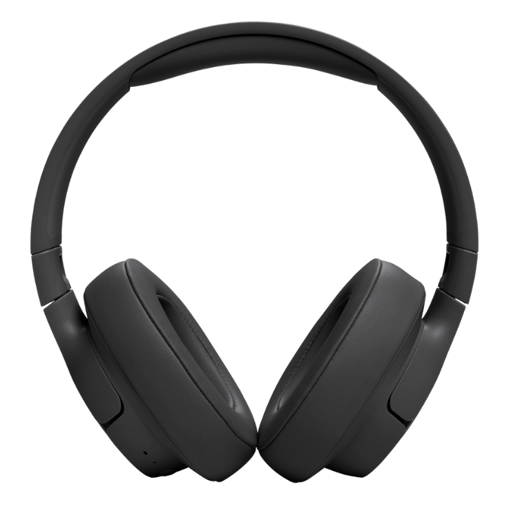 Black JBL over-ear headphones, wireless, foldable design.
