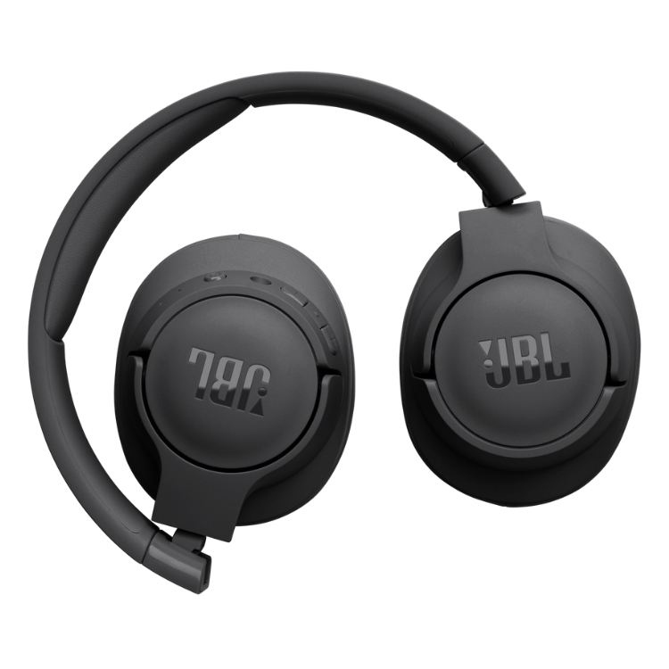 Black JBL Tune 720BT wireless headphones with JBL logo on earcups.