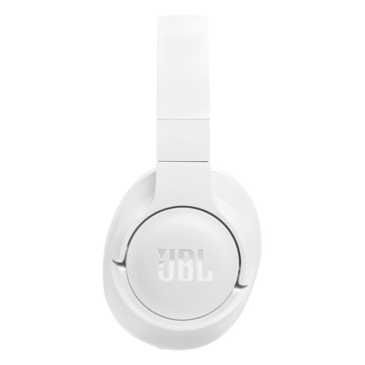 White JBL over-ear headphones, Tune 720BT model, on white background.