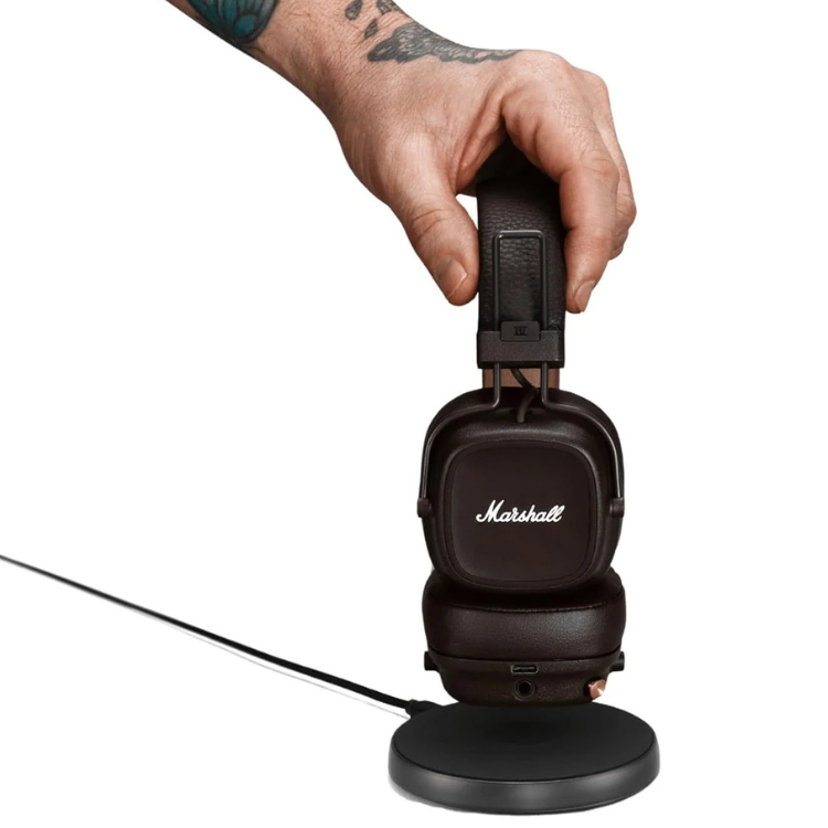 Headphones Marshall Major V Castanho