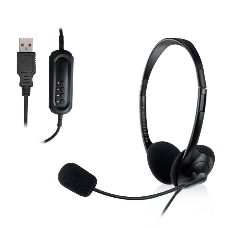 Ewent USB-Headset mit Mikrofon