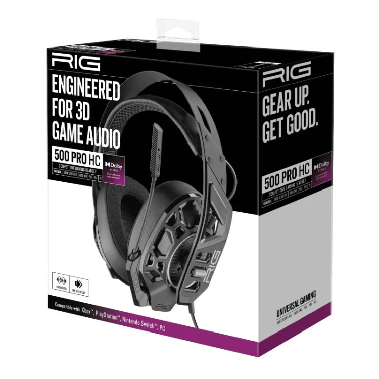 Headset Plantronics RIG Gaming 500 Pro Preto