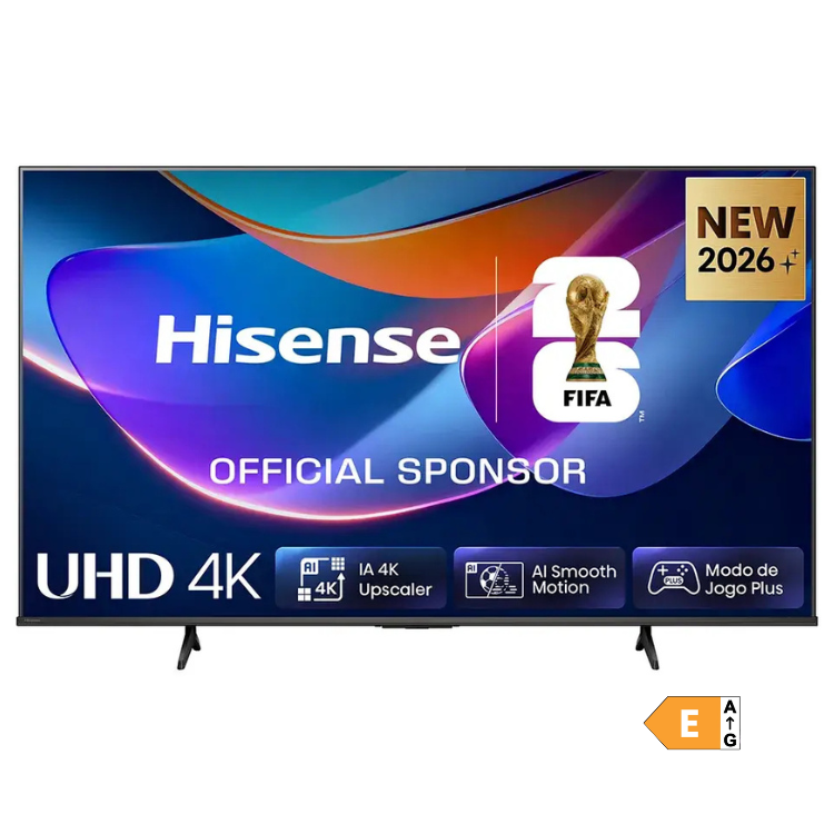 Televisão Hisense A6S (2026) Smart TV 4K LED 50"