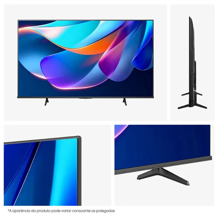 Televisão Hisense A6S (2026) Smart TV 4K LED 50"