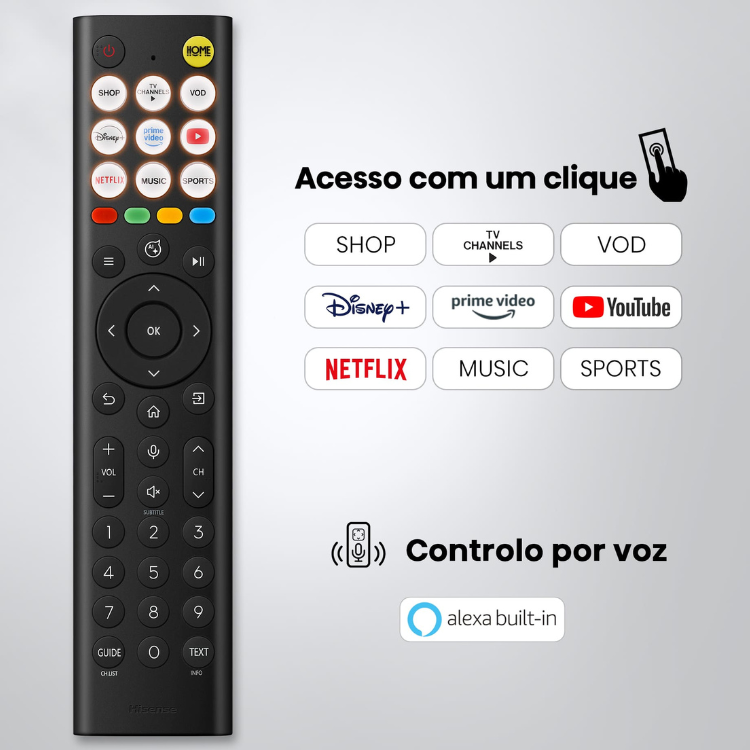 Televisão Hisense E7S (2026) Smart TV 4K QLED 75"