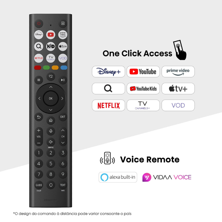 Televisão Hisense U7Q (2025) Smart TV 4K Mini-LED 55"