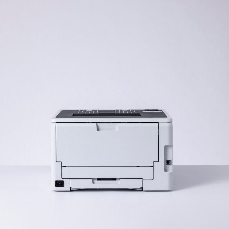 Brother HL-L3220CW white color laser printer with black top panel.